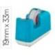 PORTARROLLO SOBREMESA LEITZ COSY PLASTICO PARA CINTAS 33 MT AZUL