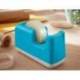 PORTARROLLO SOBREMESA LEITZ COSY PLASTICO PARA CINTAS 33 MT AZUL