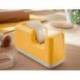 PORTARROLLO SOBREMESA LEITZ COSY PLASTICO PARA CINTAS 33 MT AMARILLO