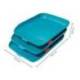 BANDEJA SOBREMESA LEITZ PLASTICO SET DE 3 UNIDADES AZUL