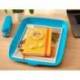 BANDEJA SOBREMESA LEITZ PLASTICO AZUL