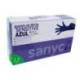 GUANTE DE NITRILO DESECHABLE SENSITIVE SIN POLVO TALLA M MEDIANA AZUL CAJA DE 100 UNIDADES