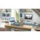 FICHERO CAJONES DE SOBREMESA CEP MOOV UP RECICLADO 80% CON CERRADURA 3 CAJONES AZUL/GRIS 275X369X146 MM
