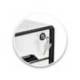 FICHERO CAJONES DE SOBREMESA CEP CON CERRADURA 4 CAJONES COLOR BLANCO/NEGRO 288X360X270 MM