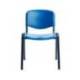 SILLA MARCA ROCADA CONFIDENTE ESTRUCTURA METALICA RESPALDO Y ASIENTO EN POLIMERO COLOR AZUL