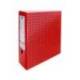 CAJA ARCHIVADOR DE PALANCA CARTON FORRADO ELBA DIN A4 LOMO 85 MM COLOR ROJO