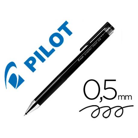 BOLIGRAFO PILOT SYNERGY POINT RETRACTIL SUJECION DE CAUCHO TINTA GEL 0,5 MM COLOR NEGRO