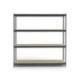 Estanteria metalica ar stocker 200x200x70 cm 4 estantes 450 kg por estante bandeja de madera