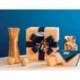 ETIQUETA ADHESIVA AVERY TICO PAPEL SATINADO COLOR ORO / PLATA LASER MEDIDAS SURTIDAS PACK DE 626 ETIQUETAS