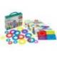 JUEGO MINILAND SET DE 16 AROS TRANSLUCIDOS Y 12 TARJETAS DE ACTIVIDADES DIFERENTES TEMATICAS 235X195X80 MM