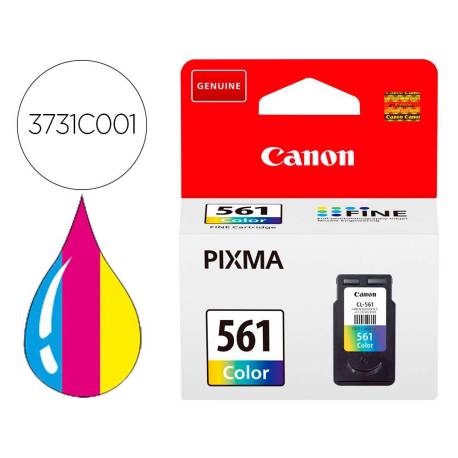 INK-JET CANON 561 PIXMA TS5350 / TS5351 / TS5352 / TS5353 180 PACK COLORES AMARILLO CIAN MAGENTA 180 PAGINAS