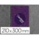 EXPOSITOR MURAL ARCHIVO 2000 PREMIUM POLIESTIRENO COLOR TRANSPARENTE CON ADHESIVO DIN A4 VERTICAL 210X300 MM