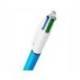 BOLIGRAFO BIC CUATRO COLORES AZUL PUNTA DE 1 MM