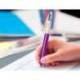 BOLIGRAFO BIC CUATRO COLORES MORADO PUNTA DE 1 MM