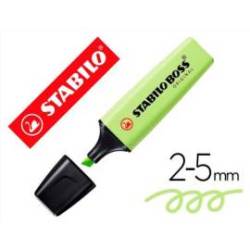 ROTULADOR STABILO BOSS FLUORESCENTE 70 PASTEL LIMA