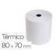 Rollo sumadora exacompta termico 80 mm x 70 mm 55 g/m2 sin bisfenol a
