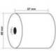 Rollo sumadora exacompta electro 57 mm x 60 mm 60 g/m2.
