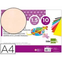 Goma eva liderpapel carne paquete de 10 hojas