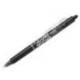 BOLIGRAFO PILOT FRIXION CLICKER BORRABLE 0,7 MM PUNTA MEDIA COLOR NEGRO EN BLISTER