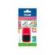 SACAPUNTAS MILAN COMPACT PLASTICO 2 USOS CON GOMA + 2 RECAMBIOS DE GOMA