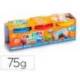PASTA DE MODELAR MARCA CARIOCA BABY DOUGH BOTE 75 G SET DE 3 COLORES SURTIDOS