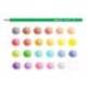LAPICES DE COLORES CARIOCA TITA MINA 3 MM TUBO METAL 24 COLORES + SACAPUNTAS