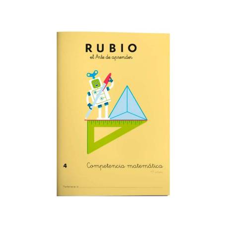 CUADERNO RUBIO COMPETENCIA MATEMATICA 4º