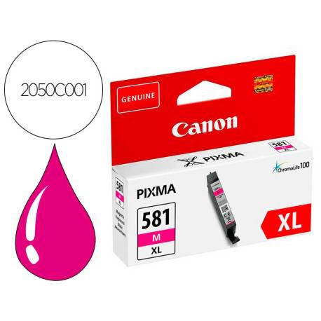 CARTUCHO CANON PIXMA CLI-581XL MAGENTA 2050C001