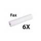 ROLLO PAPEL FAX EXACOMPTA MEDIDAS 210 MM X 50 MT