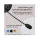 AURICULAR KENSINGTON HI-FI CON MICROFONO USB CABLE 180 CM NEGRO