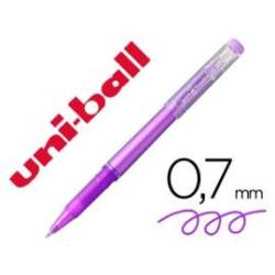 BOLIGRAFO UNI-BALL UF-22 ROLLER TRAZO DE 0,7 MM COLOR VIOLETA
