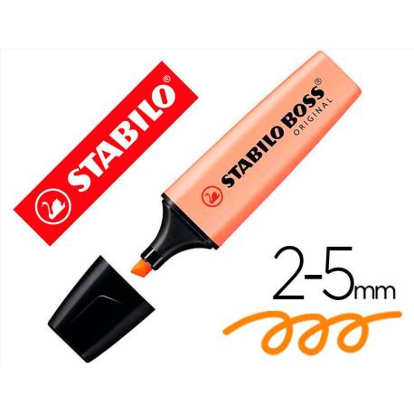 ROTULADOR STABILO 2/5 MM COLOR NARANJA PALIDO