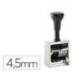 NUMERADOR AUTOMATICO MARCA REINER METALICO 6 CIFRAS ALTURA TIPO 4,5 MM