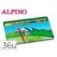 LAPICES DE COLORES MARCA ALPINO CAJA METALICA DE 36 UNIDADES COLORES SURTIDOS