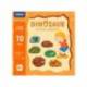 JUEGO DIDACTICO MARCA MIDEER DINOSAURIO CON 64 ADHESIVOS PARA SUELO REMOVIBLES +3 AÑOS