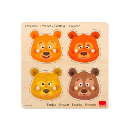 PUZLE MARCA DISET EMOCIONES 8 PIEZAS