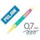 BOLIGRAFO MARCA MILAN COMPACT SUNSET RETRACTIL TINTA AZUL PUNTA 1 MM COLORES SURTIDOS "NO SE PUEDENE ELEGIR"