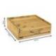 SOPORTE PARA CAPSULAS DE CAFE MARCA CEP SILVA BAMBU 1 CAJON 305X326X98 MM