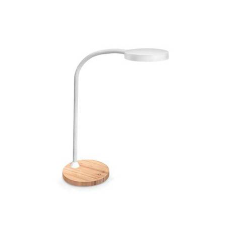 LAMPARA DE OFICINA MARCA CEP SILVA FLEX BASE BAMBU 160X160X600 MM