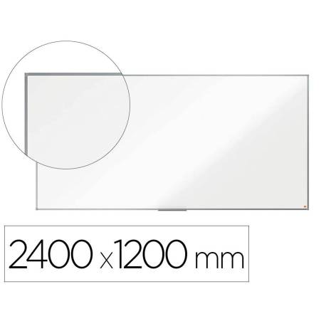 PIZARRA BLANCA MARCA NOBO PREMIUM PLUS MELAMINA MAGNETICA 2400X1200 MM