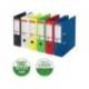 ARCHIVADOR DE PALANCA ESSELTE N 1 CO2 NEUTRAL DIN A4 CARTON FORRADO LOMO 75 MM AZUL