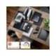 CARPETA LEITZ RECYCLE ESCAPARATE DIN A4 20 FUNDAS POLIPROPILENO COLOR NEGRO