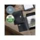 CARPETA LEITZ RECYCLE GOMAS TRES SOLAPAS DIN A4 POLIPROPILENO COLOR NEGRO