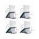 SOPORTE PARA PORTATIL MARCA LEITZ ERGO COSY AJUSTABLE 4 ALTURAS COLOR GRIS 310X50X247 MM