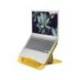 SOPORTE PARA PORTATIL MARCA LEITZ ERGO COSY AJUSTABLE 4 ALTURAS COLOR AMARILLO 310X50X247 MM