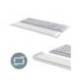 REPOSAMUÑECAS LEITZ ERGO COSY PARA TECLADO AJUSTABLE GRIS