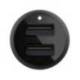 CARGADOR PARA COCHE MARCA BELKIN CCB001BTBK DOBLE USB-A 24W 12W X2 COLOR NEGRO