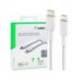 CABLE TRENZADO BELKIN CAA004BT1MWH USB-C A LIGHTNING BOOST CHARGE LARGO 1 M BLANCO