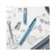 ROLLER MARCA PARKER VECTOR XL TEAL PUNTA FINA