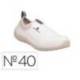 ZAPATOS DE SEGURIDAD DELTAPLUS MICROFIBRA PU SUELA PU MONO-DENSIDAD BLANCO TALLA 40